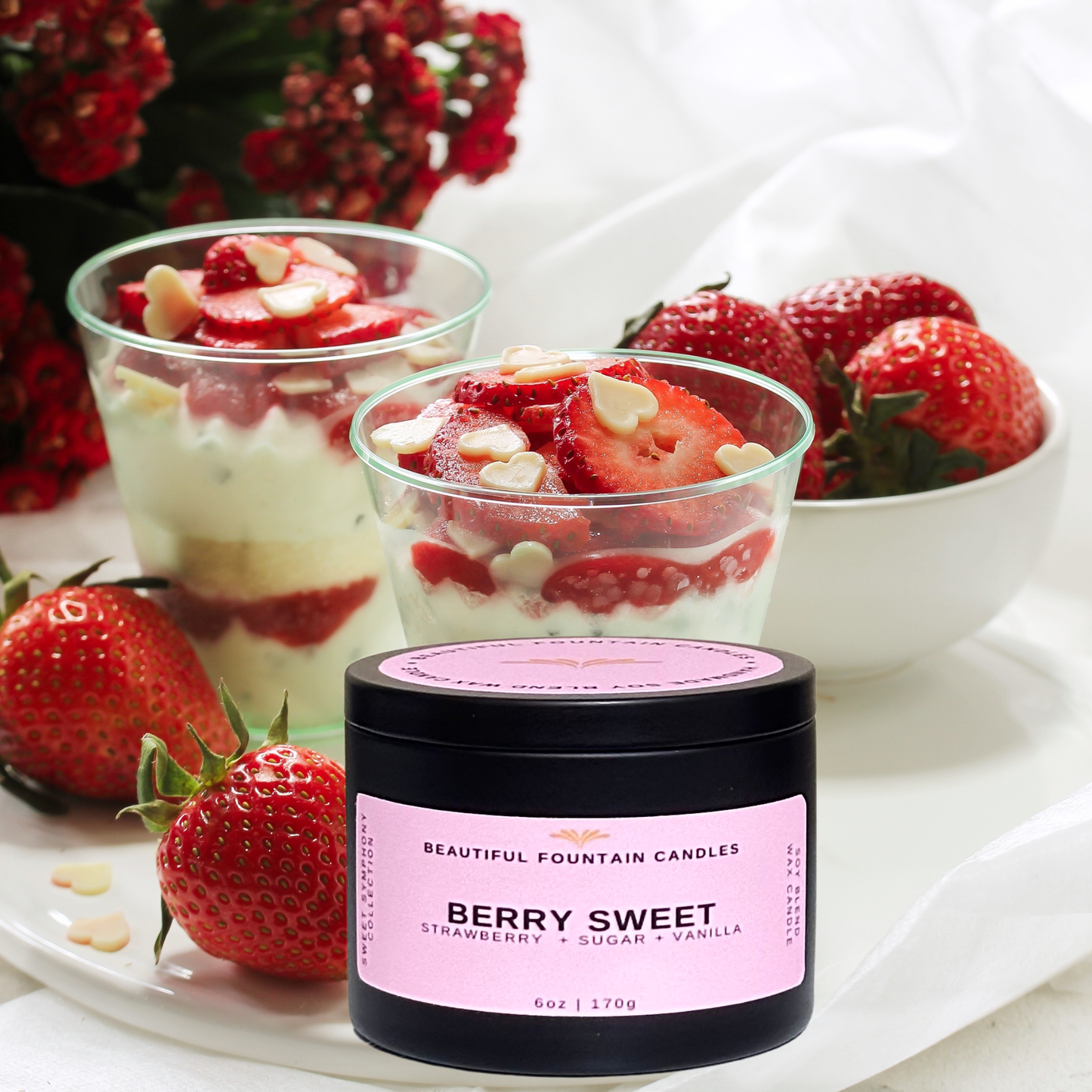 Strawberry + Sugar + Vanilla